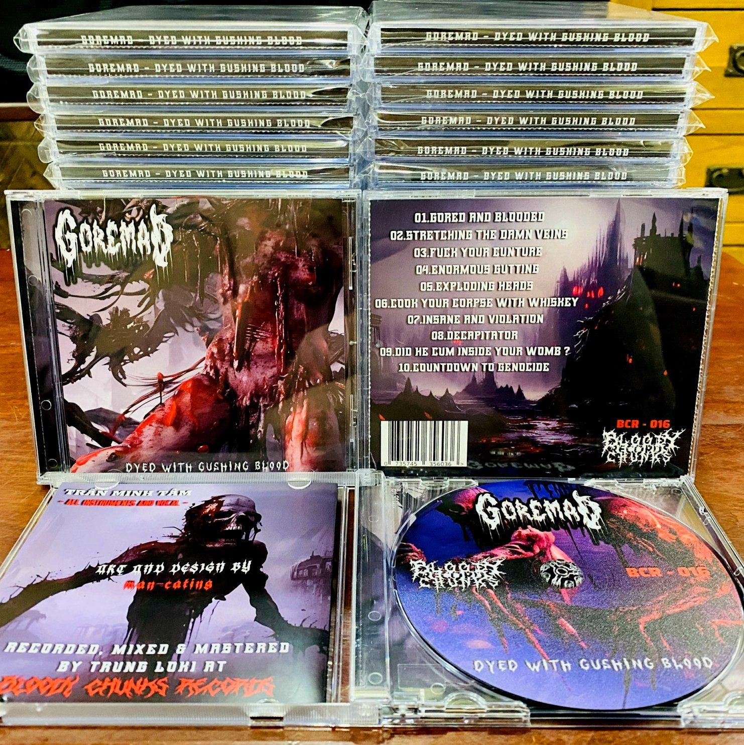 Album Dyed with gushing blood - Goremad - BCR016