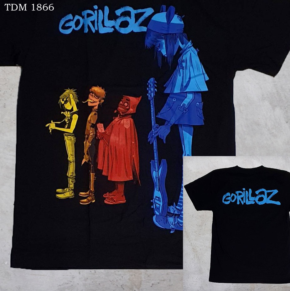 Áo Rock: áo phông Gorillaz TDM 1866