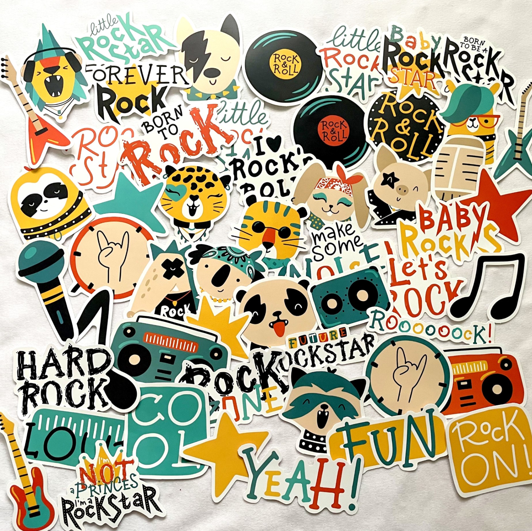 Sticker Baby Rock - combo 50 chiếc khác nhau - Sticker 03