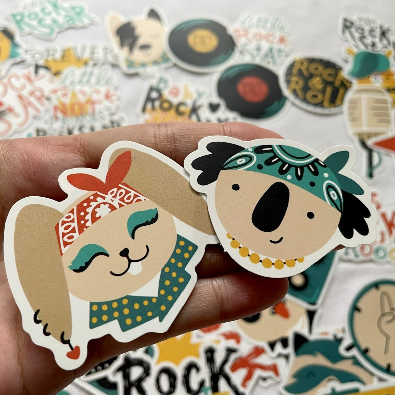 Sticker Baby Rock - combo 50 chiếc khác nhau - Sticker 03