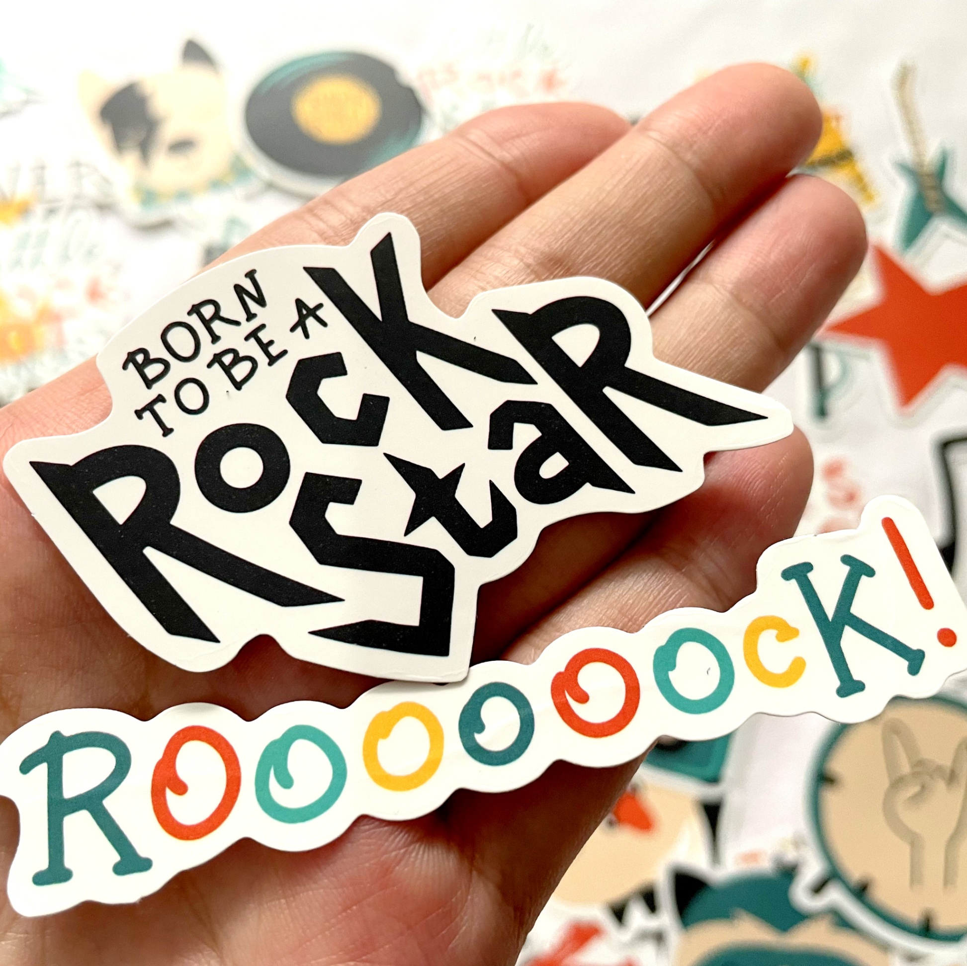 Sticker Baby Rock - combo 50 chiếc khác nhau - Sticker 03