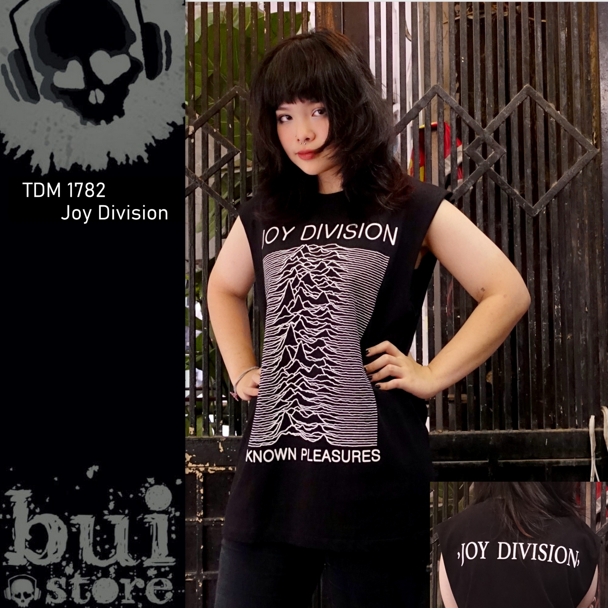 Áo Rock: áo không tay Joy Division TDM 1782