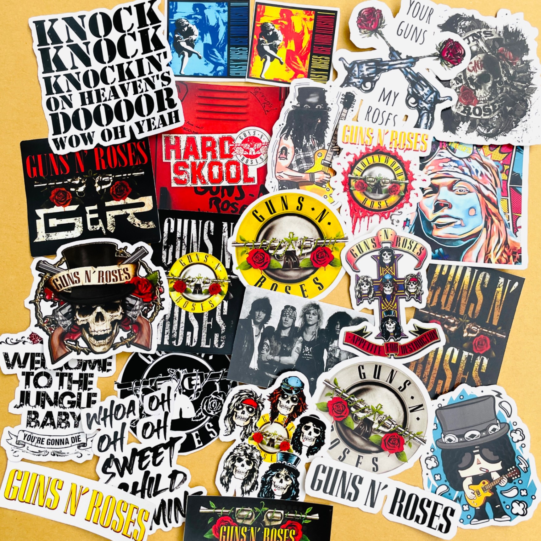 Sticker Guns n' Roses 01 - combo 25 chiếc khác nhau - Sticker 19