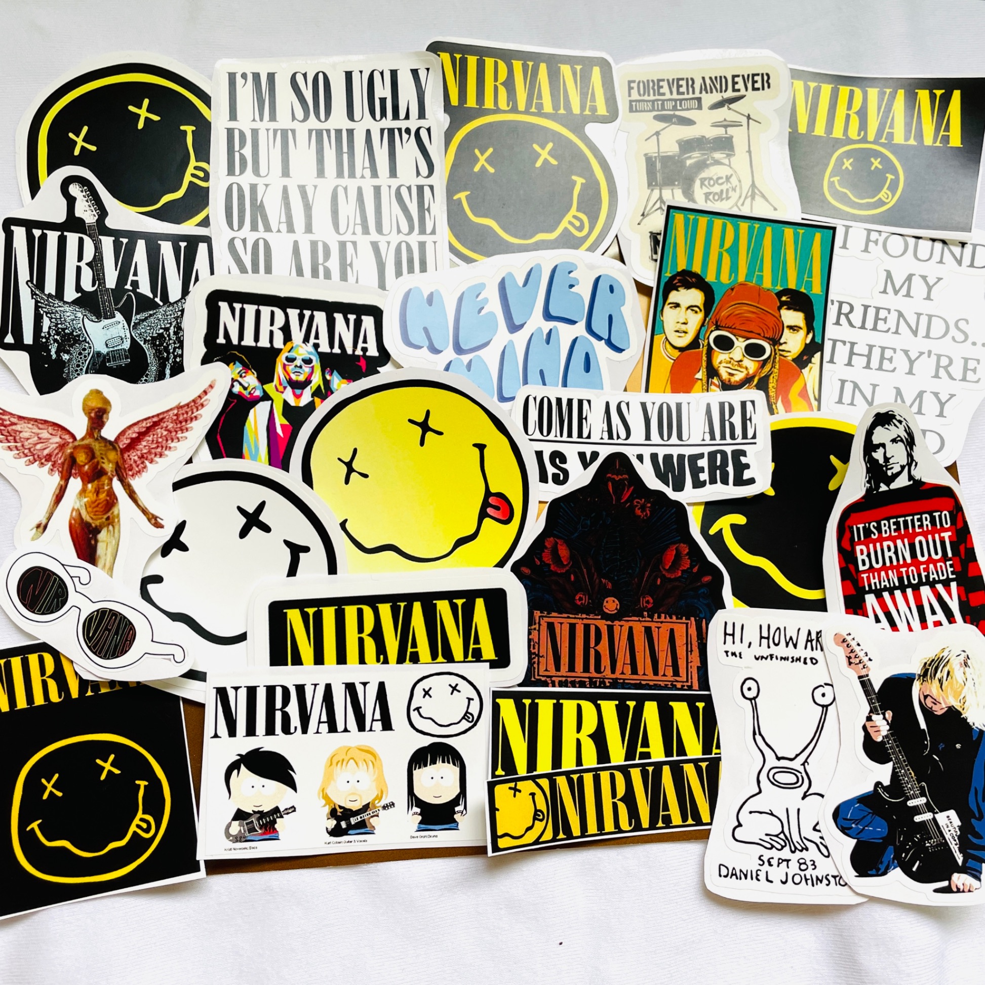 Sticker Nirvana 01 - combo 25 chiếc khác nhau - Sticker 08