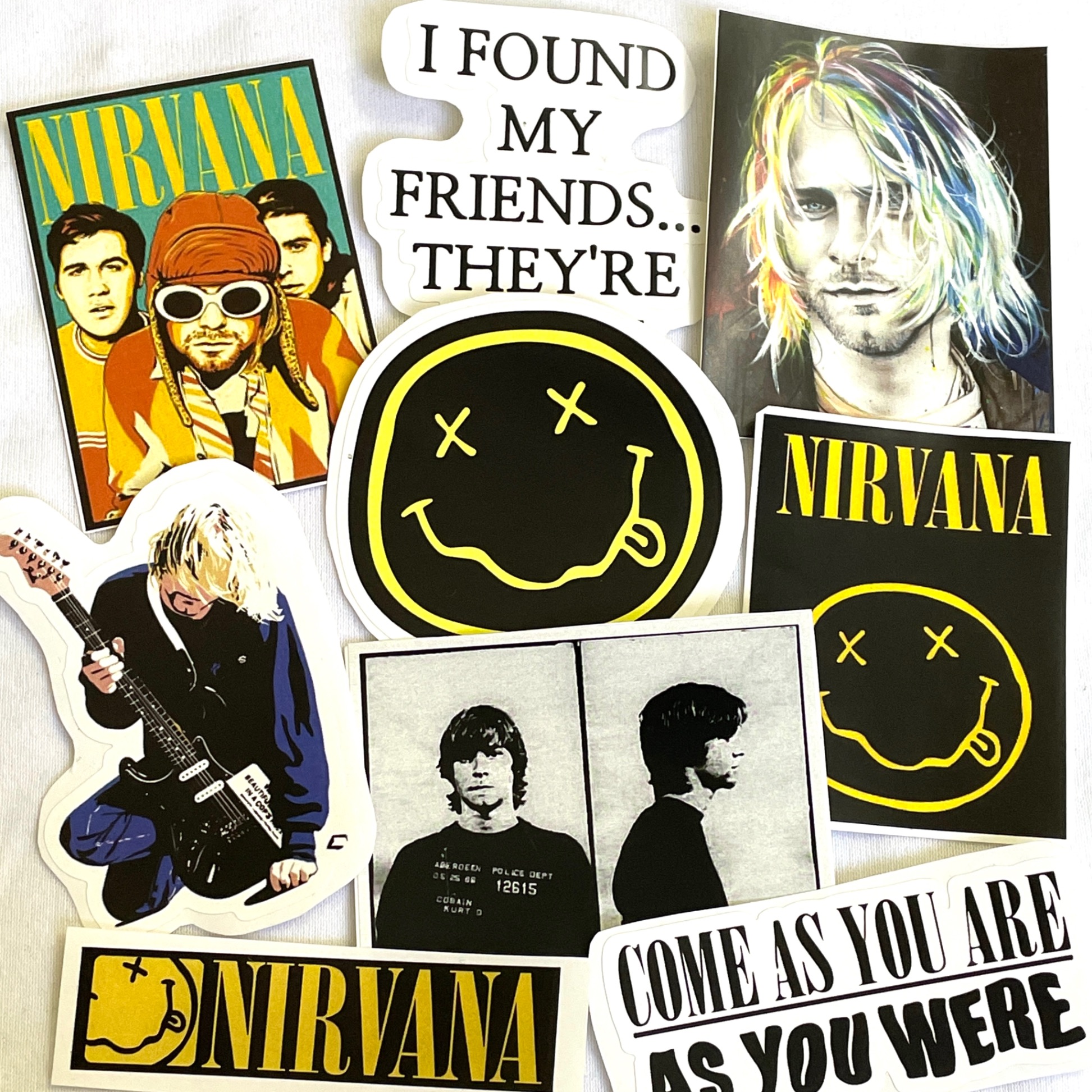 Sticker Kurt Cobain 02 - combo 9 chiếc khác nhau - Sticker 33