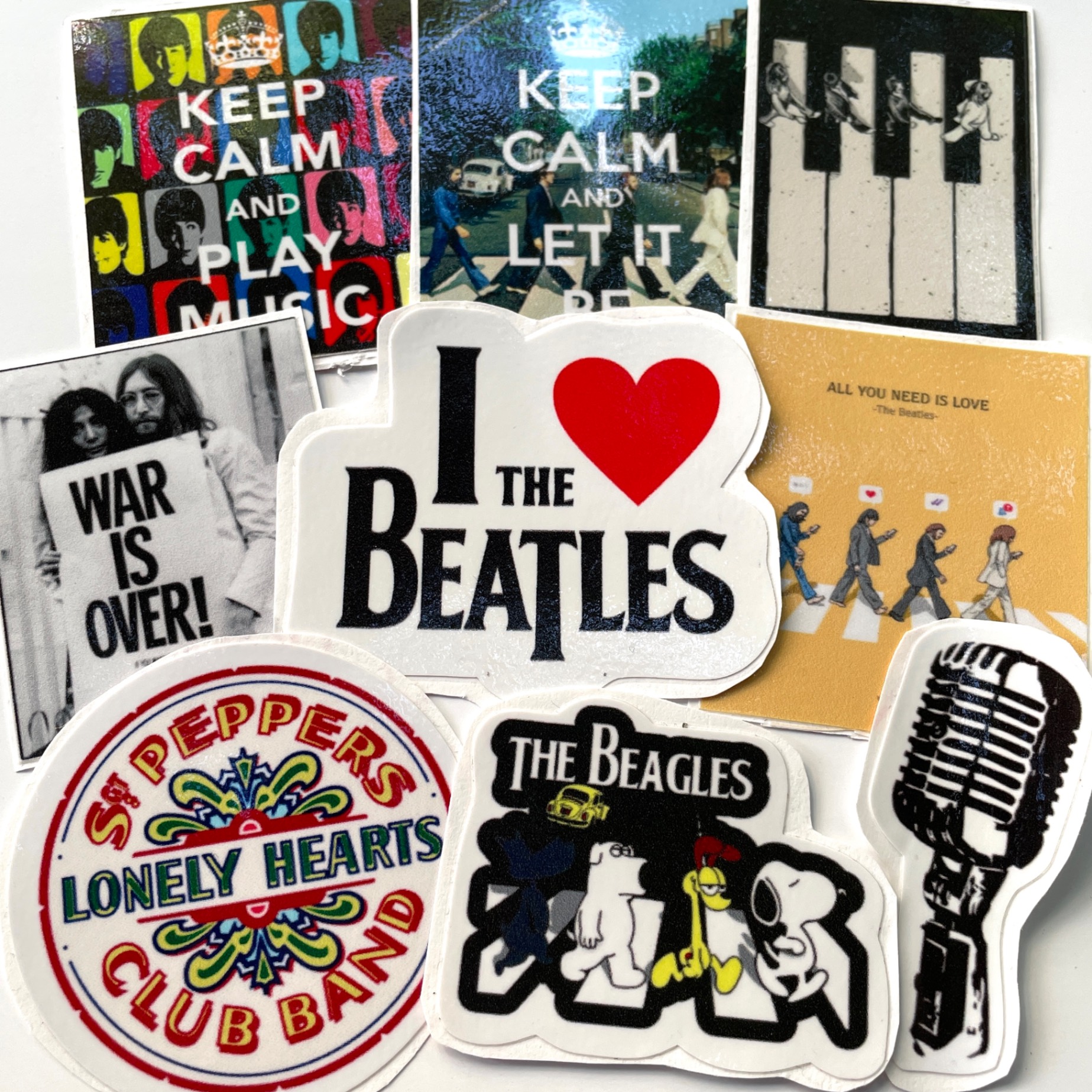 Sticker The Beatles 01 - combo 9 chiếc khác nhau - Sticker 14