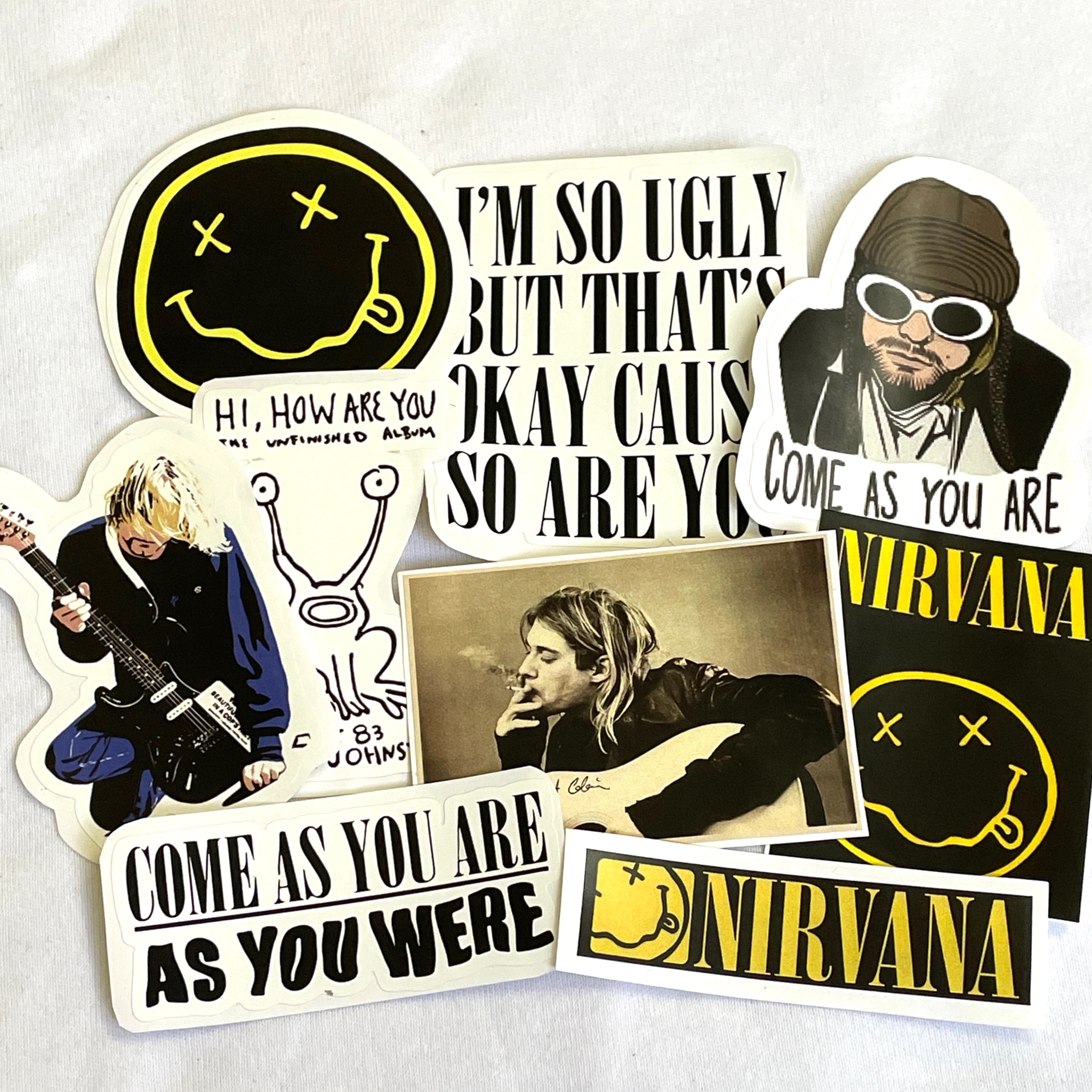 Sticker Kurt Cobain 03 - combo 9 chiếc khác nhau - Sticker 29