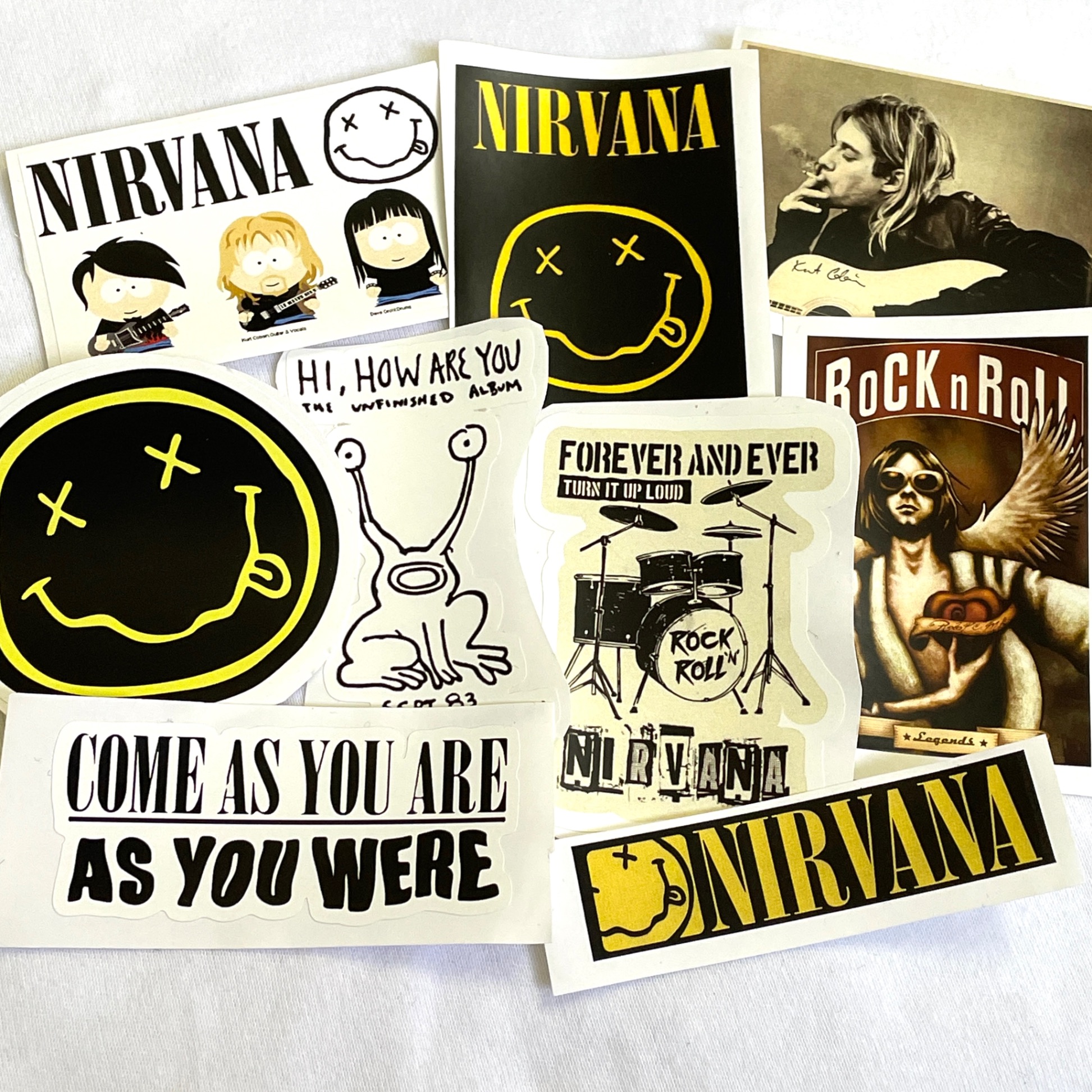 Sticker Nirvana 03 - combo 9 chiếc khác nhau - Sticker 36