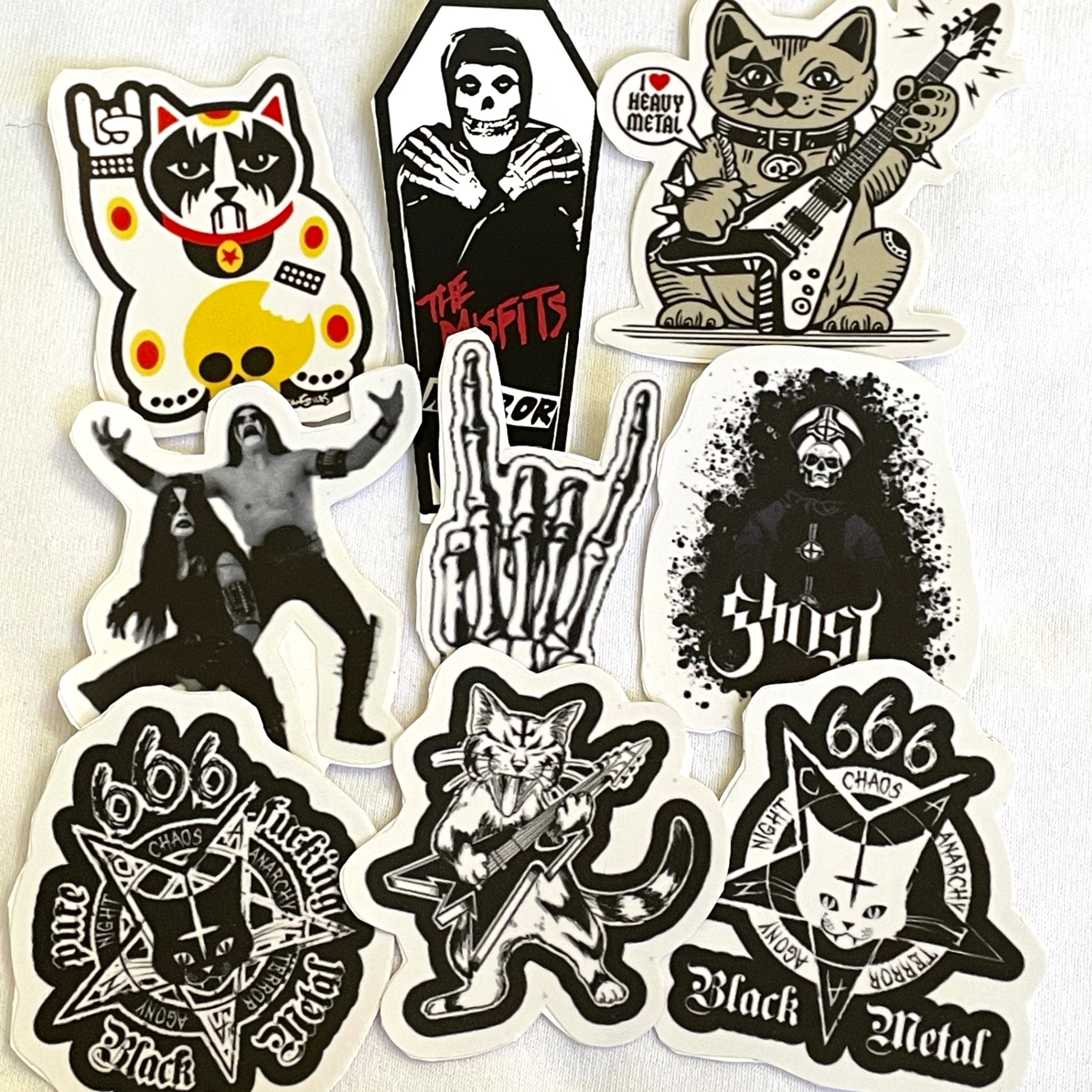 Sticker Black Metal 01 - combo 9 chiếc khác nhau - Sticker 34