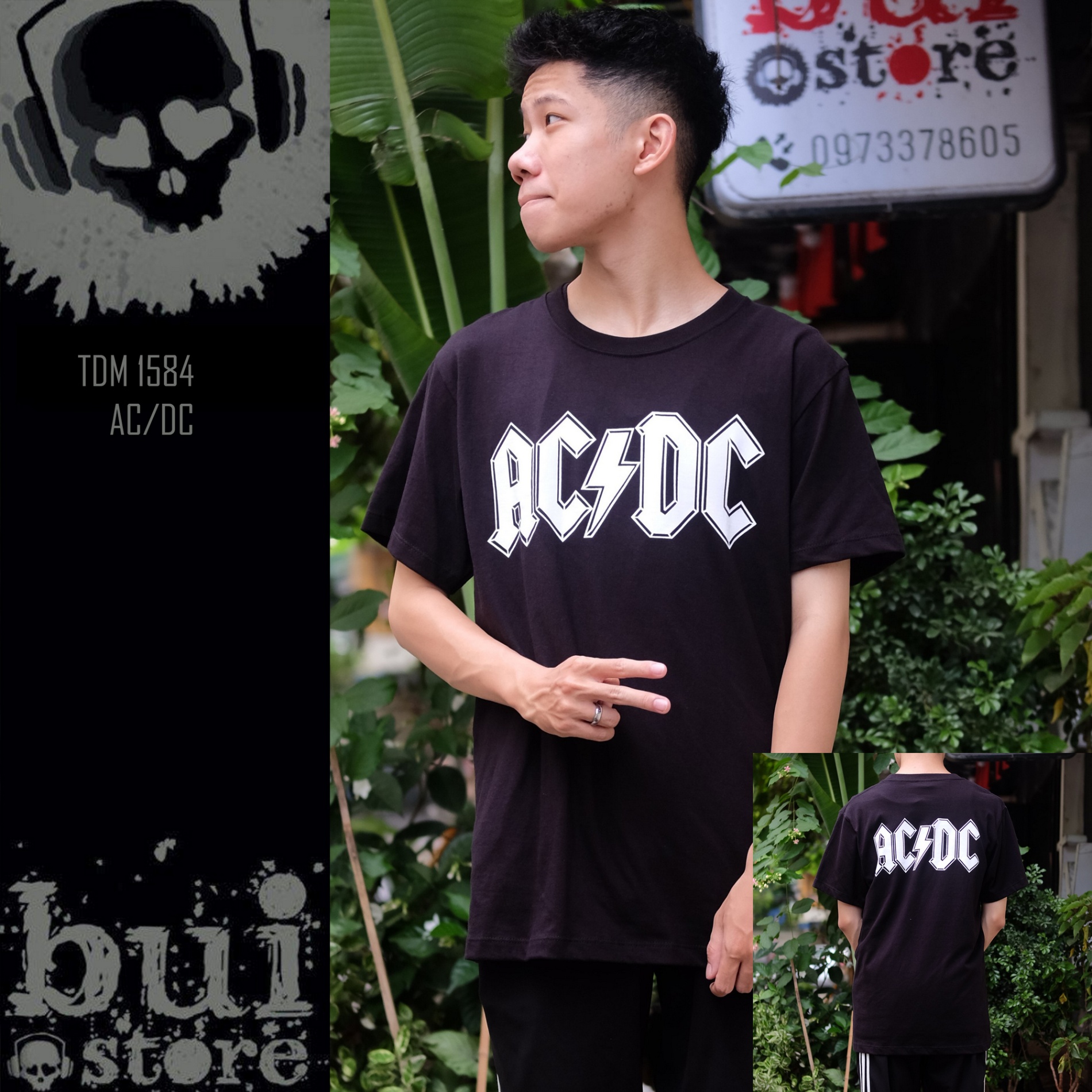 Áo Rock: áo phông ACDC TDM 1584