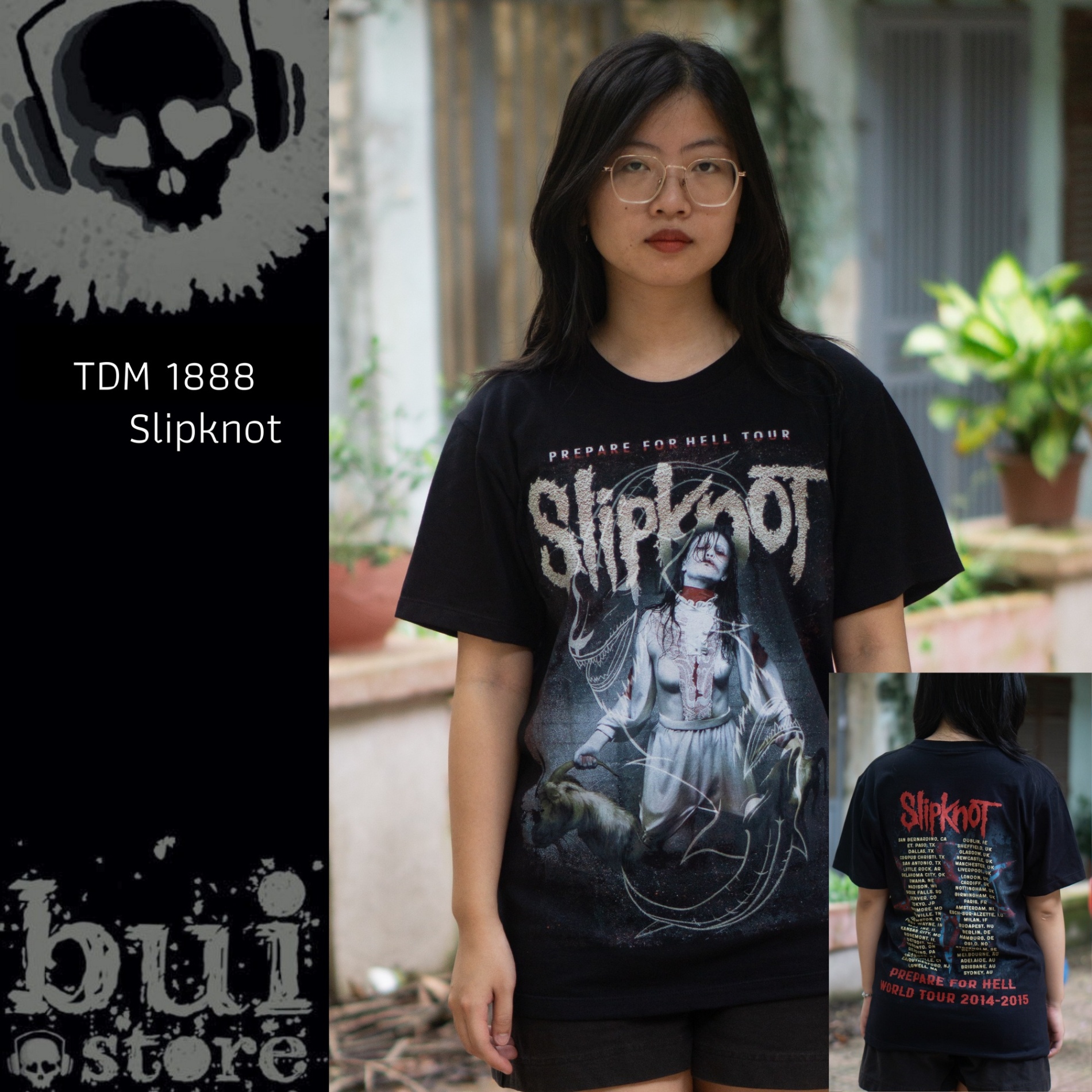 Áo rock: áo phông Slipknot TDM 1888