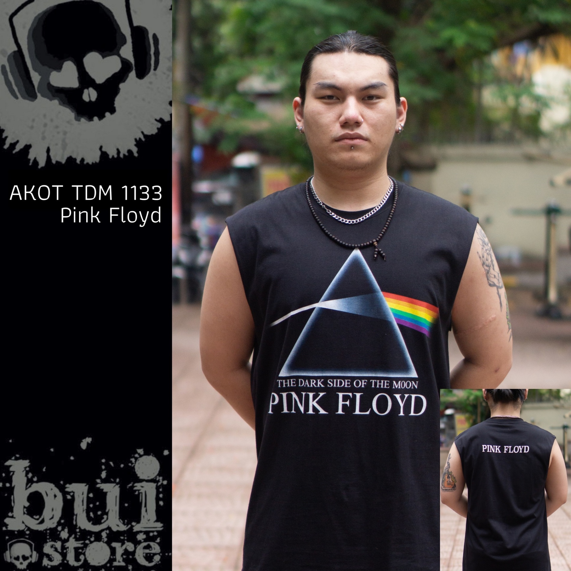 Áo Rock: áo không tay Pink Floyd TDM 1133