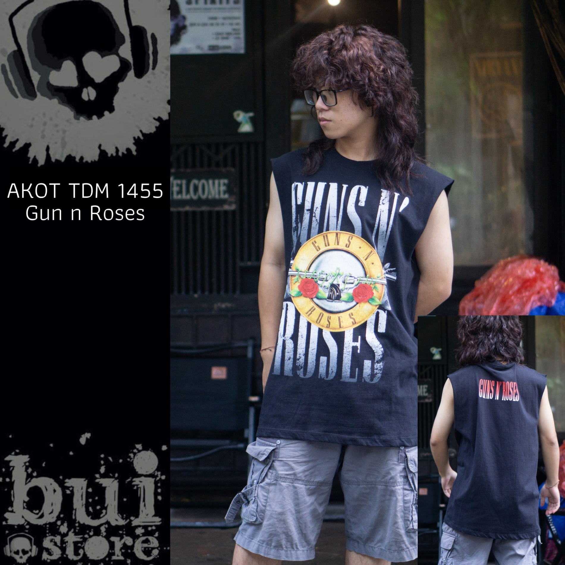 Áo Rock: áo không tay Guns N' Roses TDM 1455