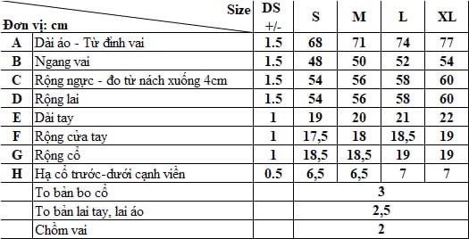 Áo Hải Bột 