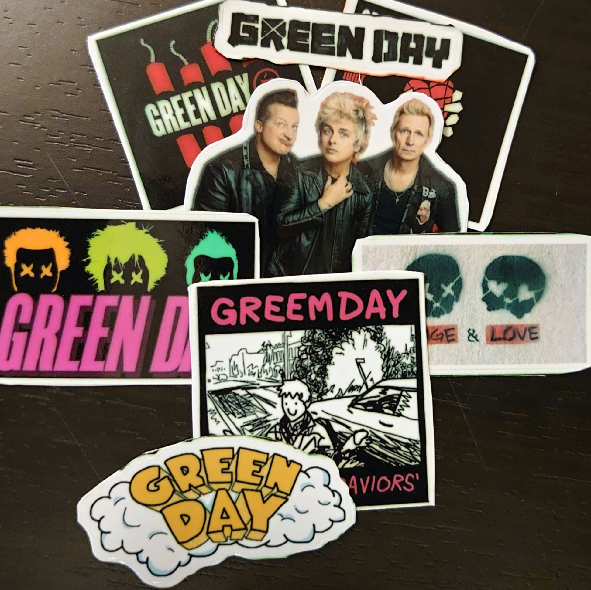 Sticker Green Day 02 - combo 9 chiếc khác nhau - Sticker 42