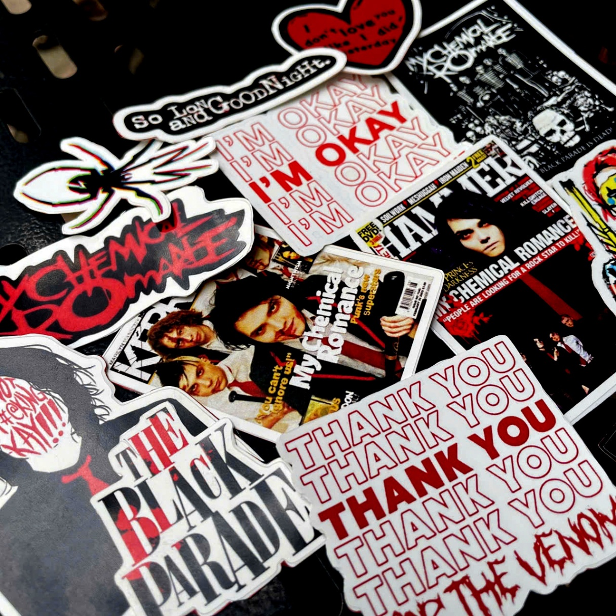 Sticker My Chemical Romance 03 - combo 13 chiếc khác nhau - Sticker 13