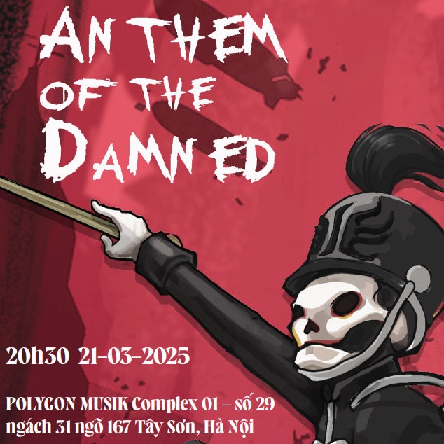 Vé ANTHEM OF THE DAMNED - My Chemycal Romance Vietnam 21.3.2025 (Early Bird)