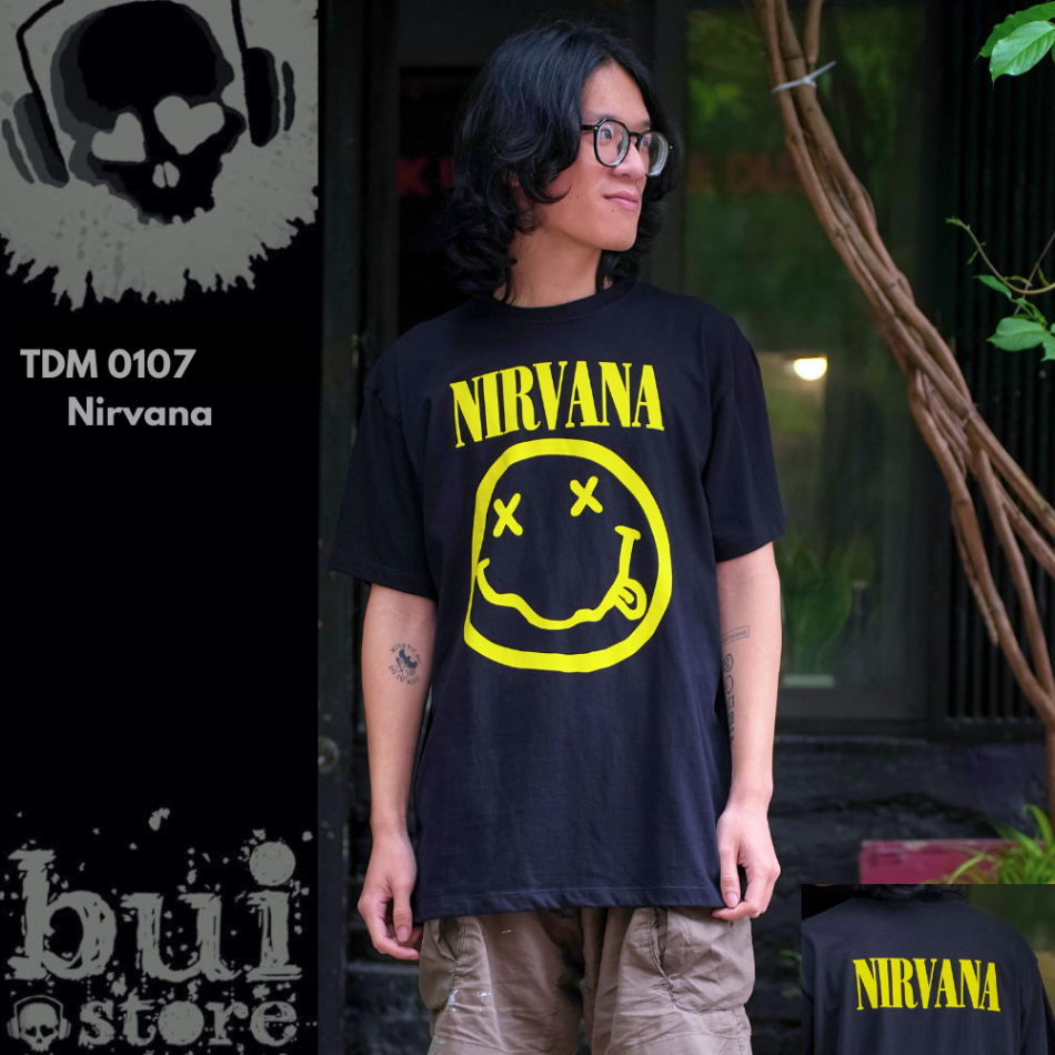 Áo Rock: áo phông Nirvana TDM 0107