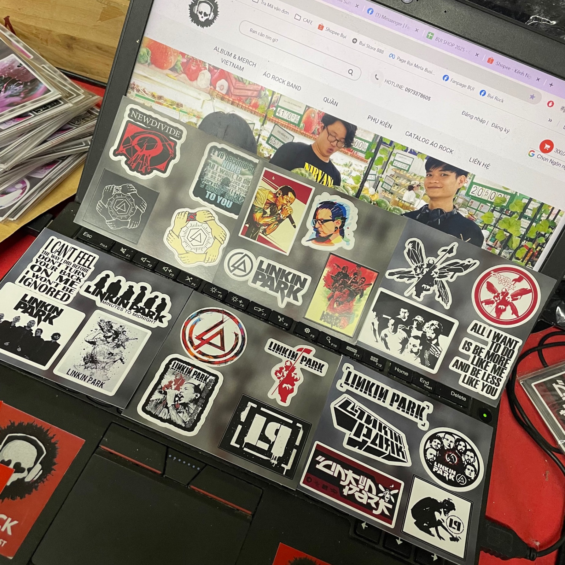 Sticker Linkin Park 01 - combo 25 chiếc khác nhau - Sticker 22