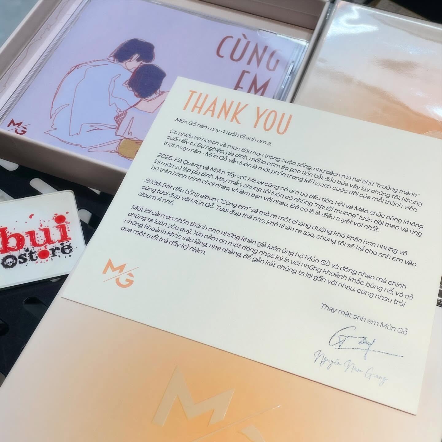 Album Cùng em - Mủn Gỗ