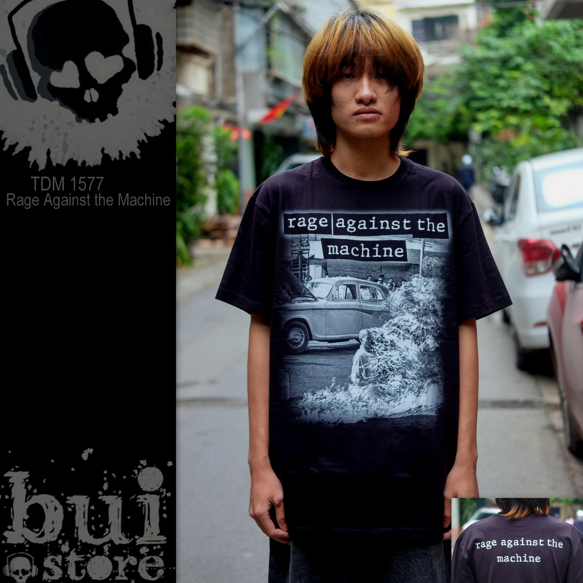 Áo Rock: Áo phông Rage Against the Machine TDM 1577