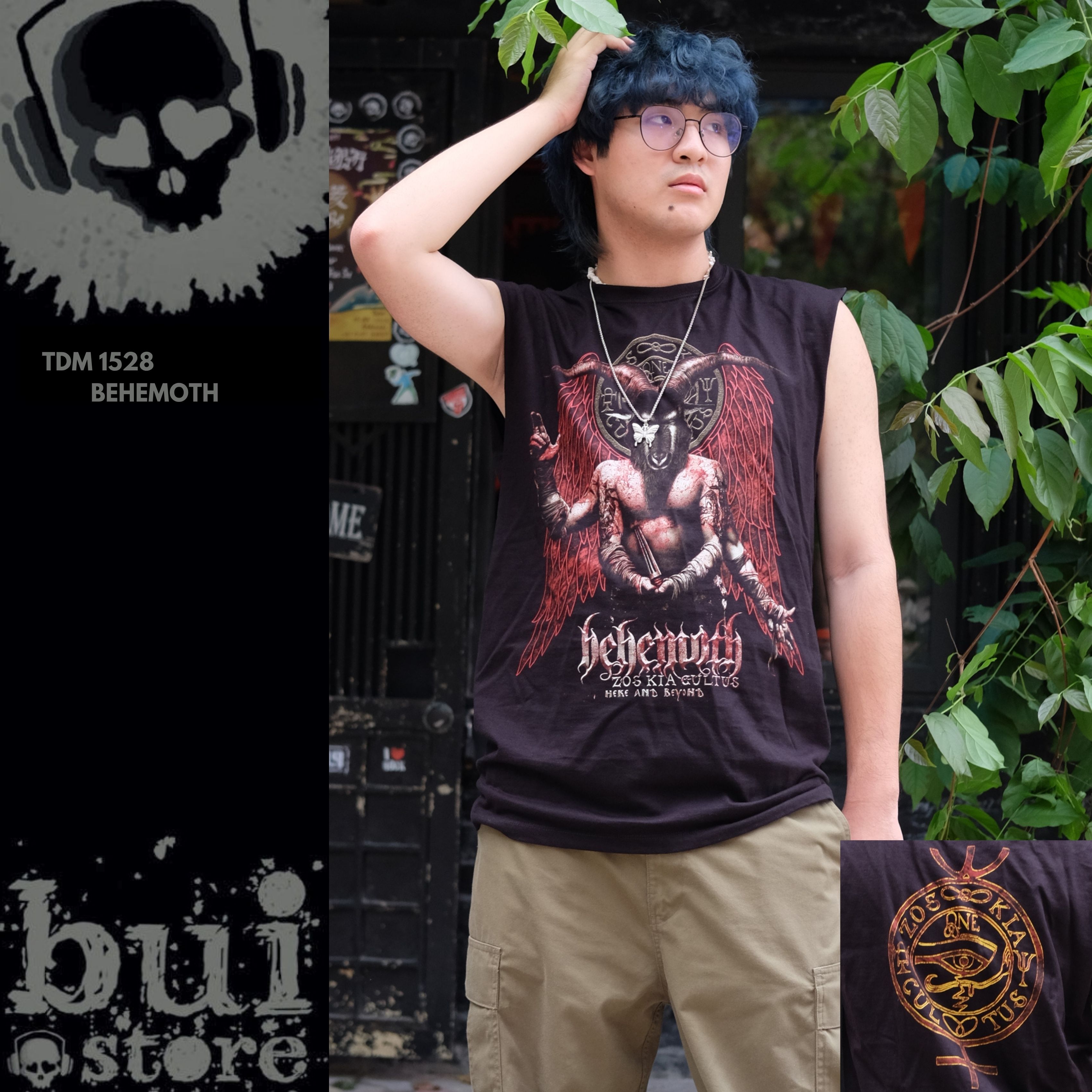 Áo Rock: áo không tay Behemoth TDM 1528