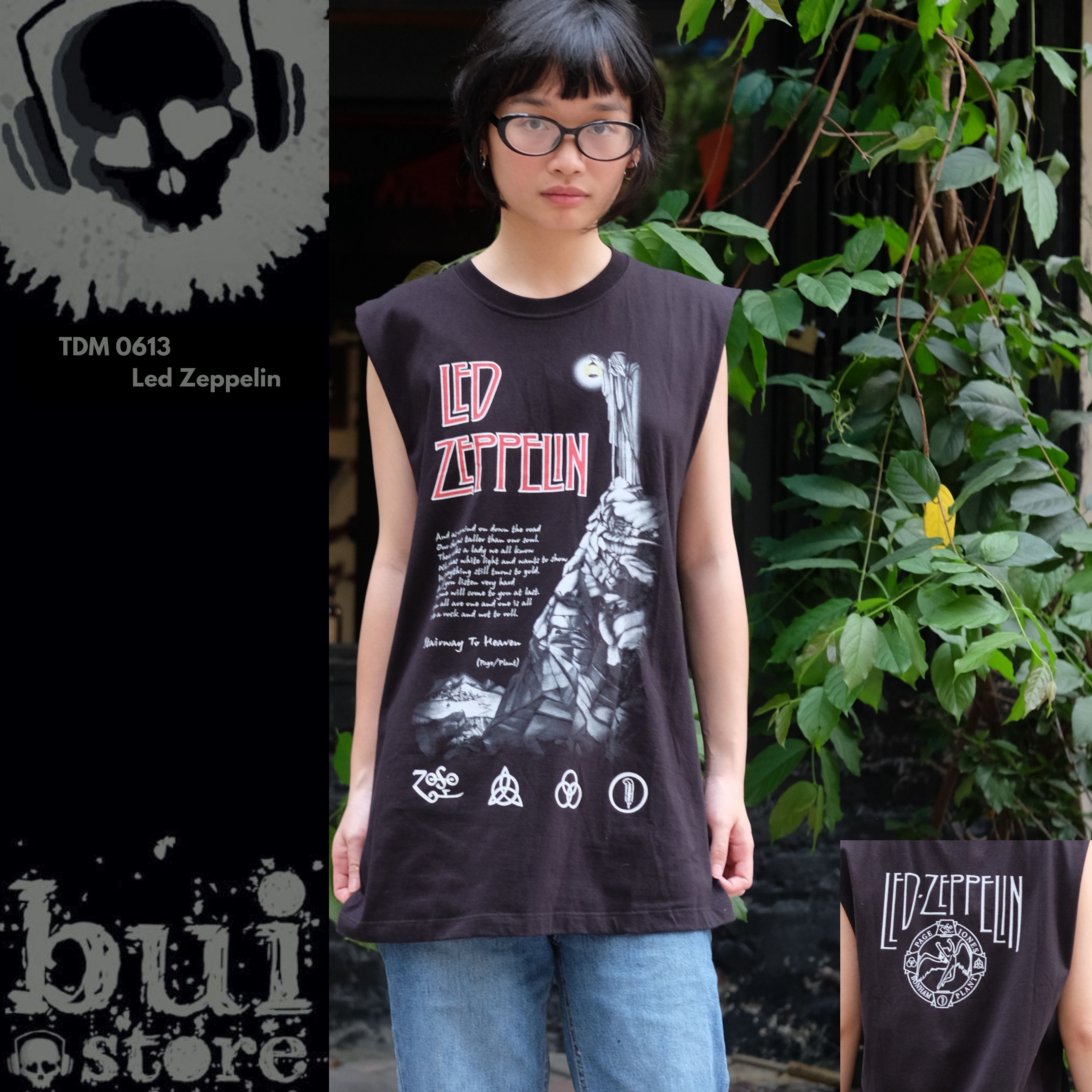 Áo Rock: áo không tay Led Zeppelin TDM 0613
