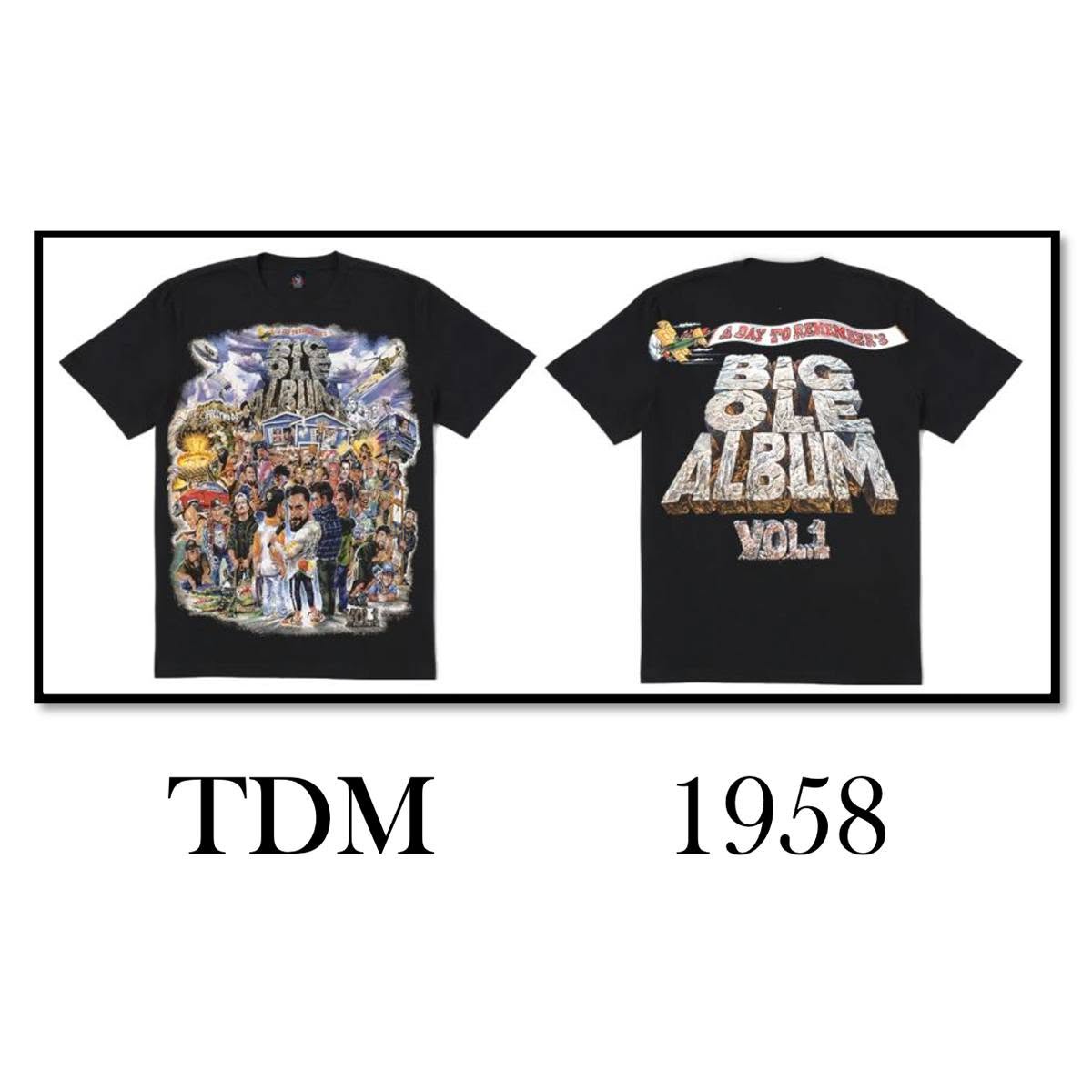 Áo Rock: áo phông A Day To Remember - TDM 1958