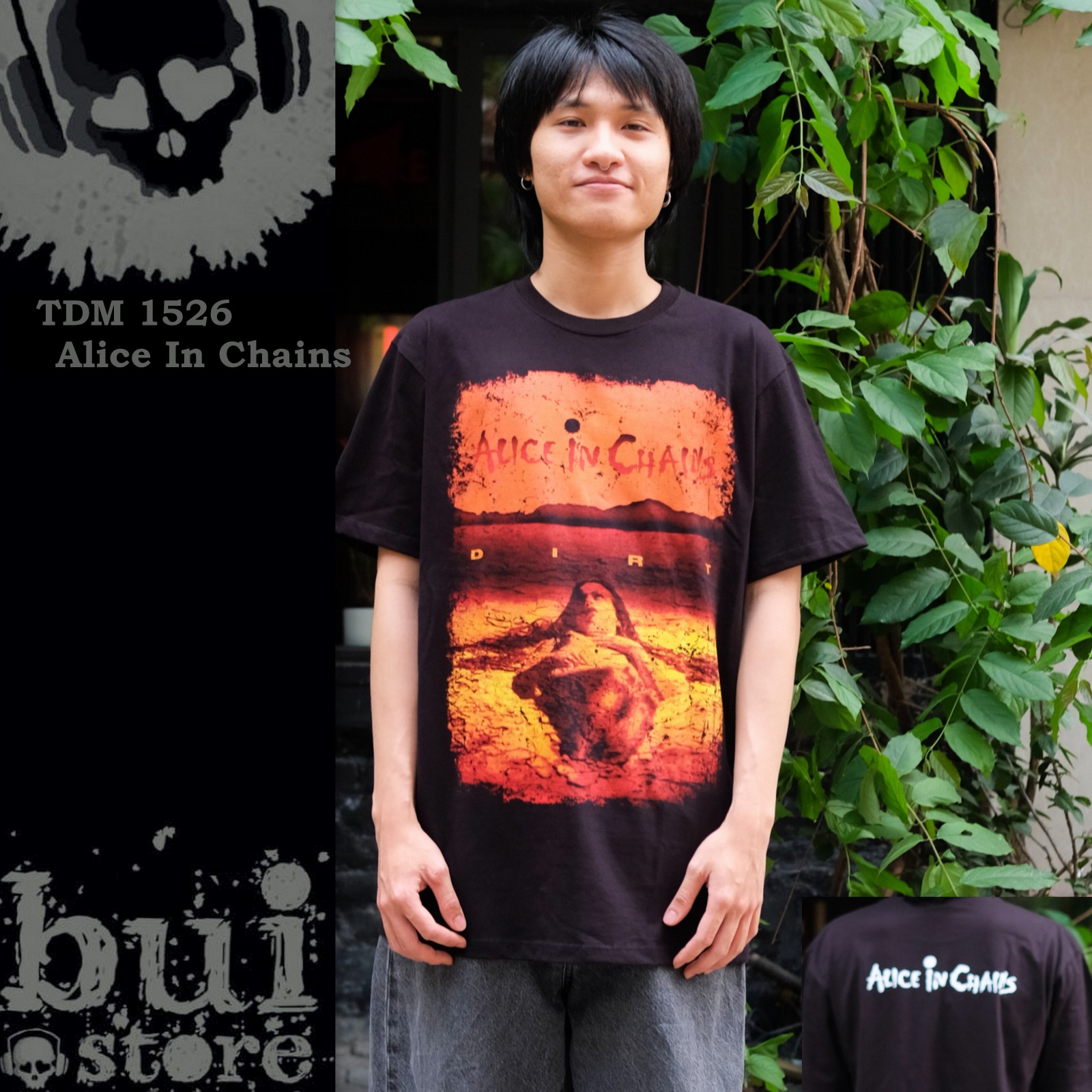 Áo Rock: áo phông Alice in chains TDM 1526