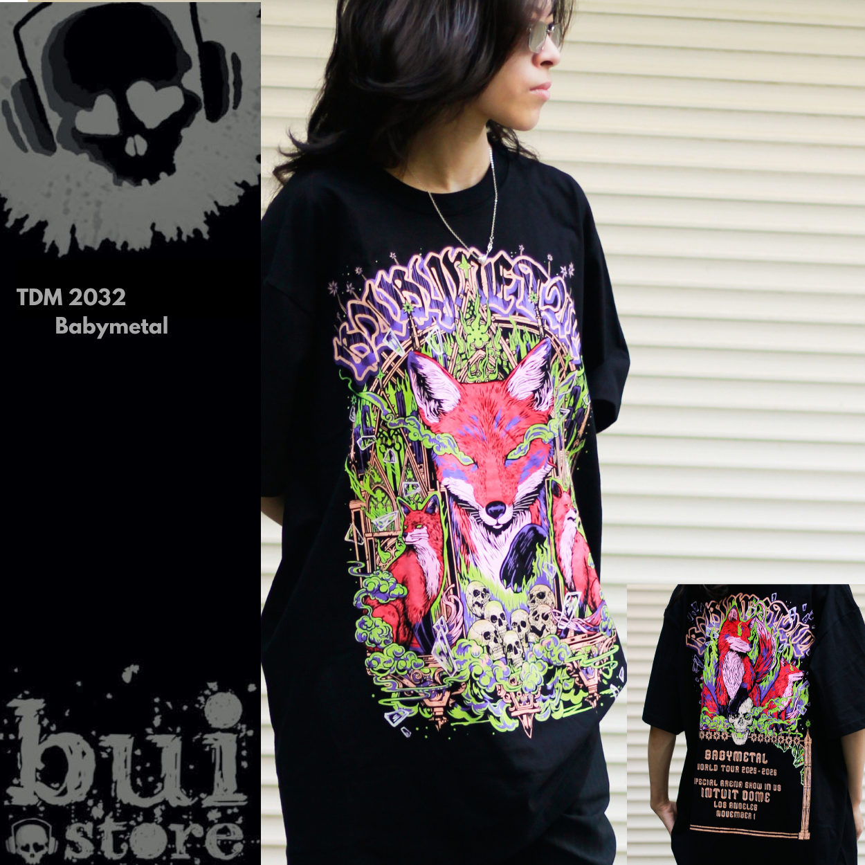 Áo Rock: áo phông Baby Metal TDM 2032