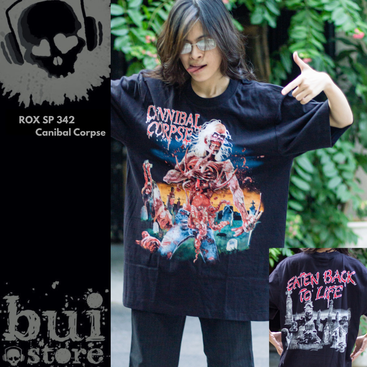 Áo Rock: áo phông Cannibal Corpse ROX SP342