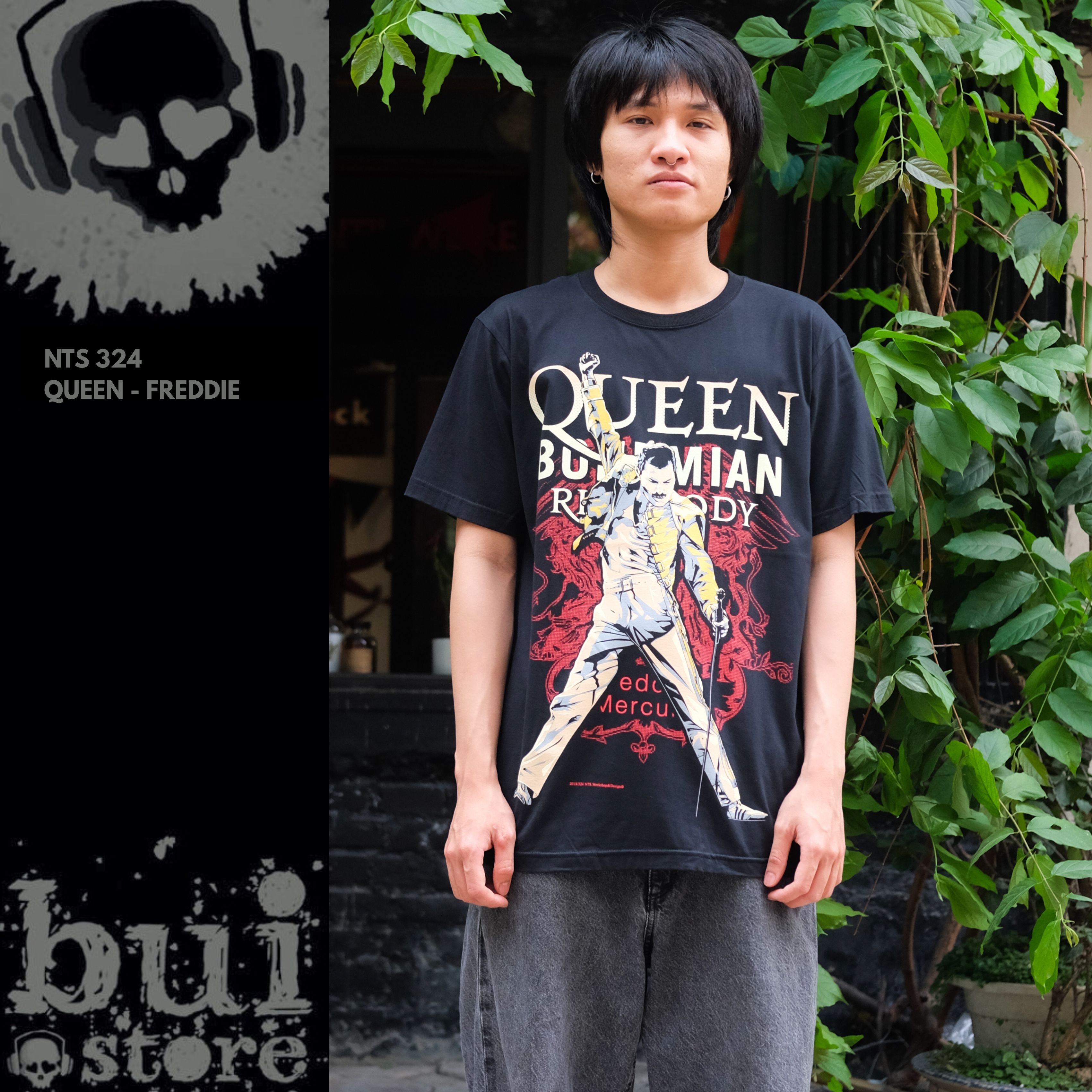 Áo Rock: áo phông Freddie Queen NTS 324