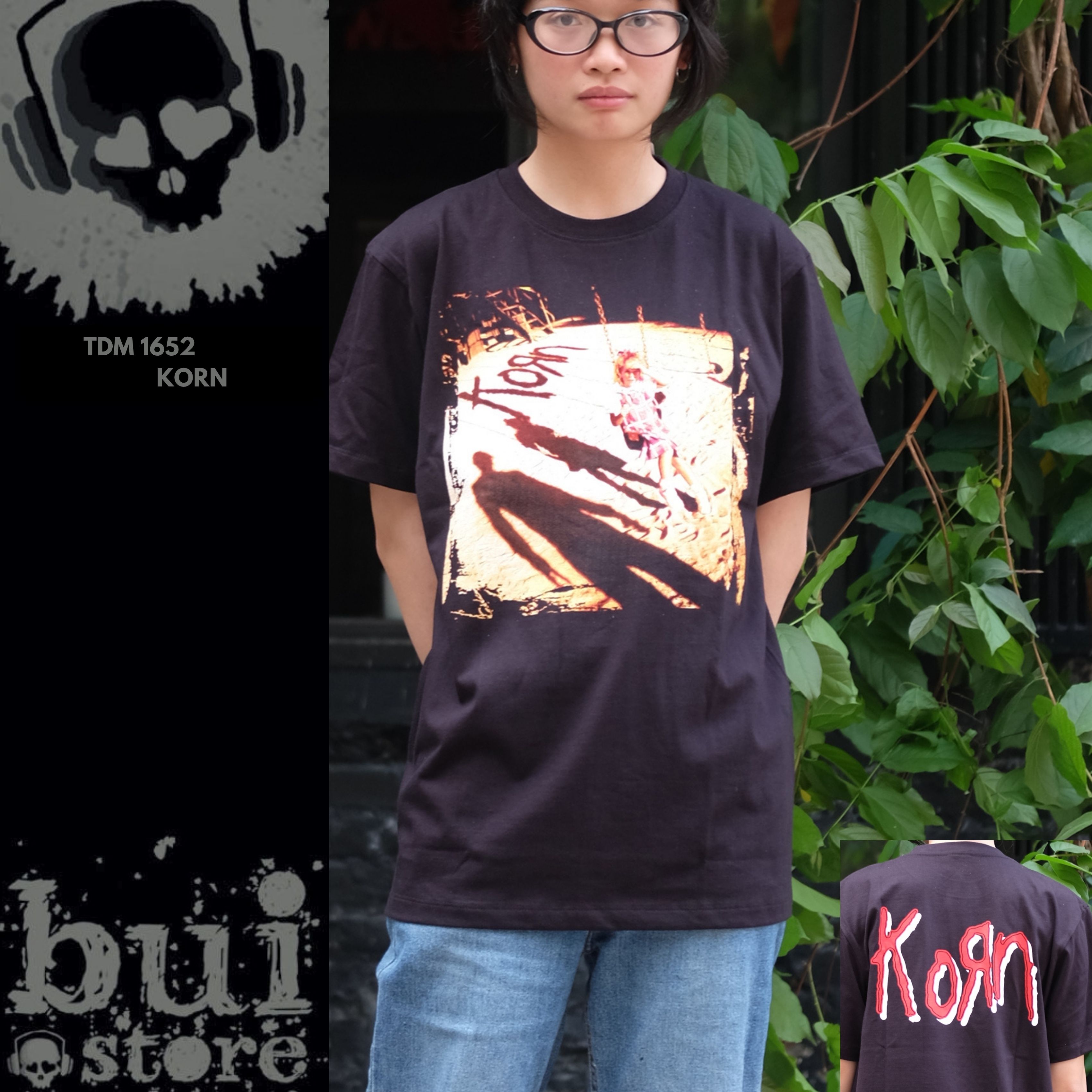 Áo Rock: áo phông Korn TDM 1652