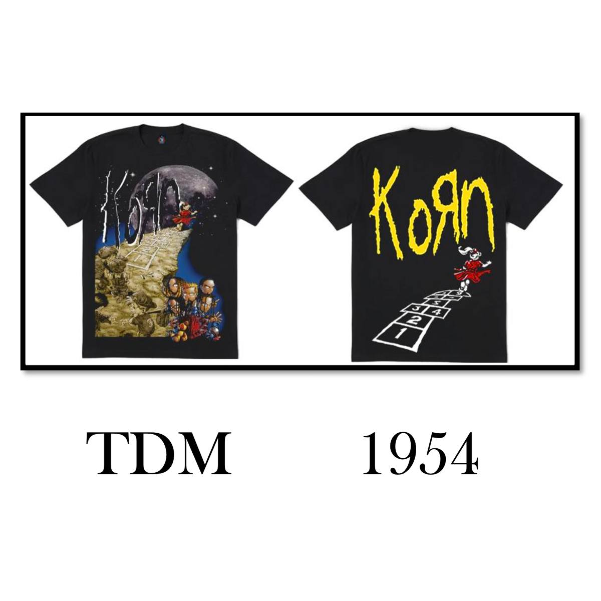 Áo Rock: áo phông Korn TDM 1954