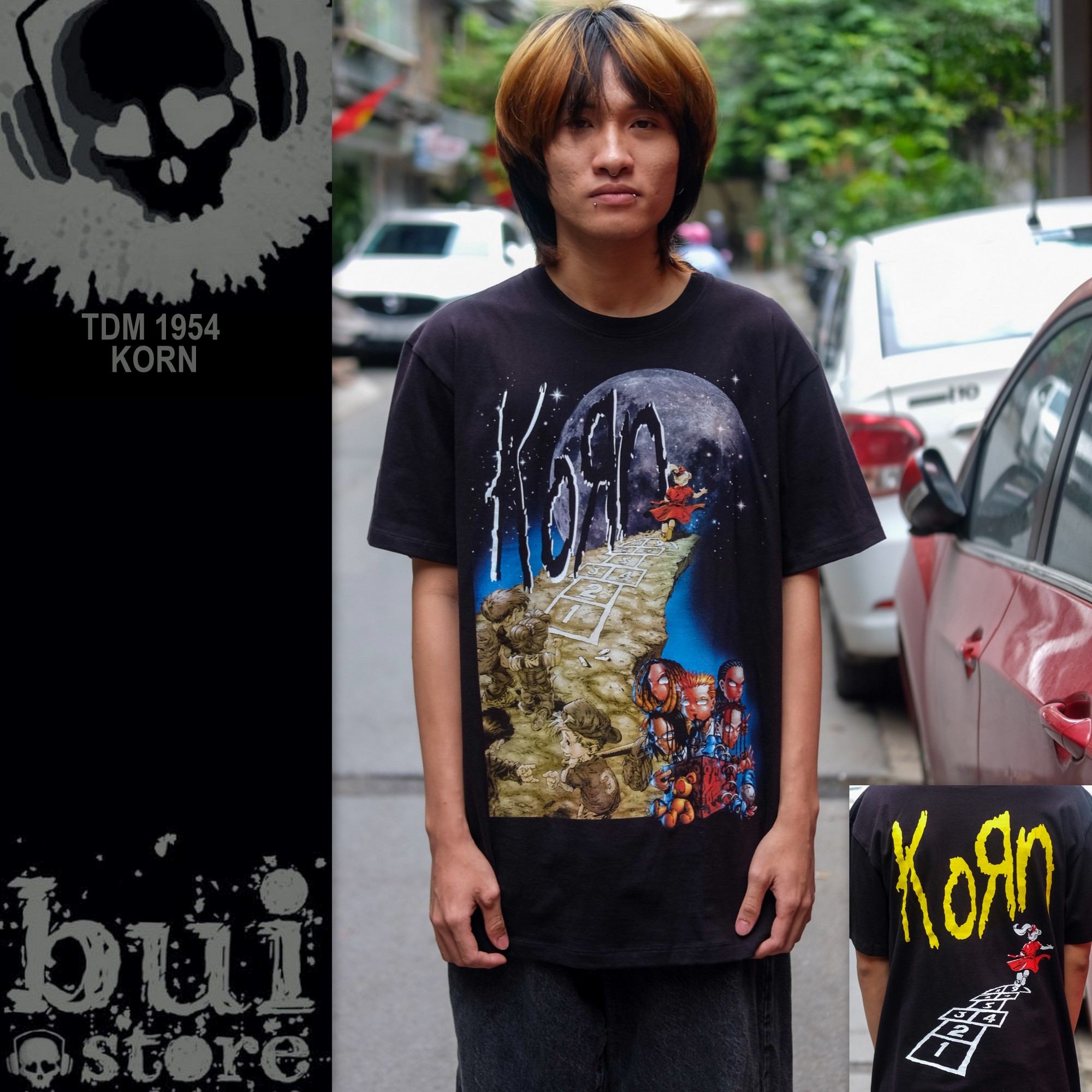 Áo Rock: áo phông Korn TDM 1954