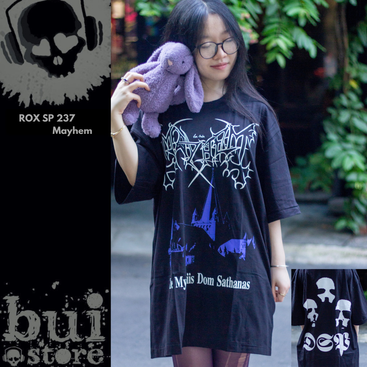 Áo Rock: áo phông Mayhem ROX SP237