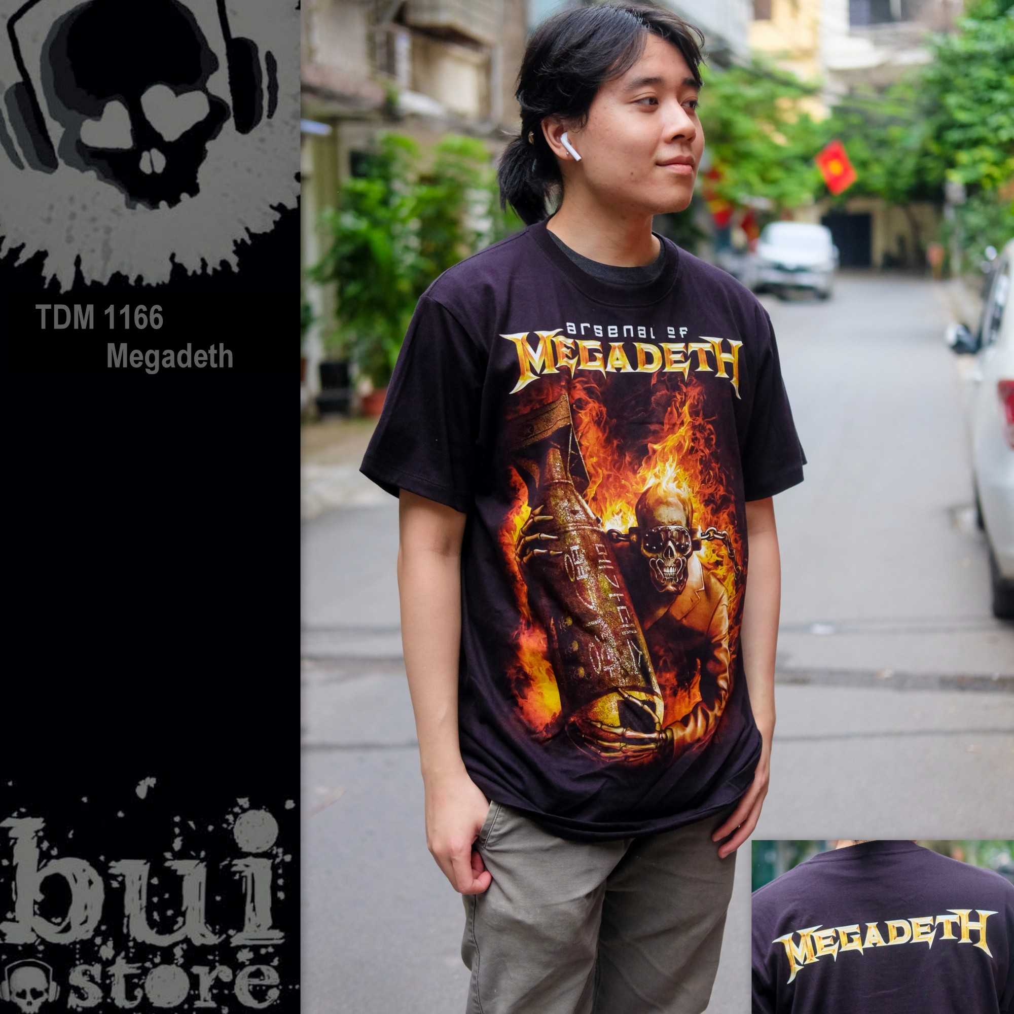 Áo Rock: áo phông Megadeth TDM 1166