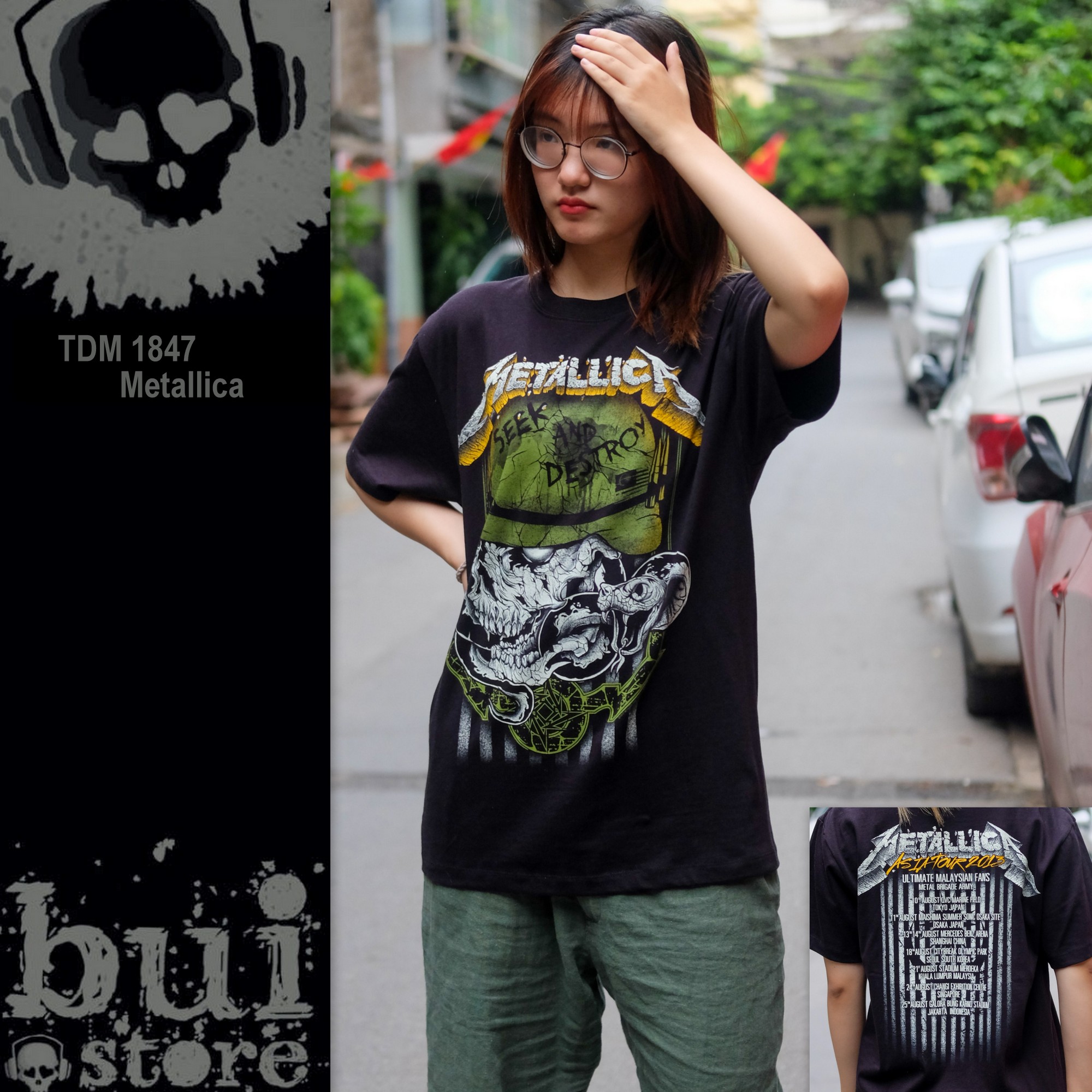 Áo Rock: áo phông Metallica TDM 1847