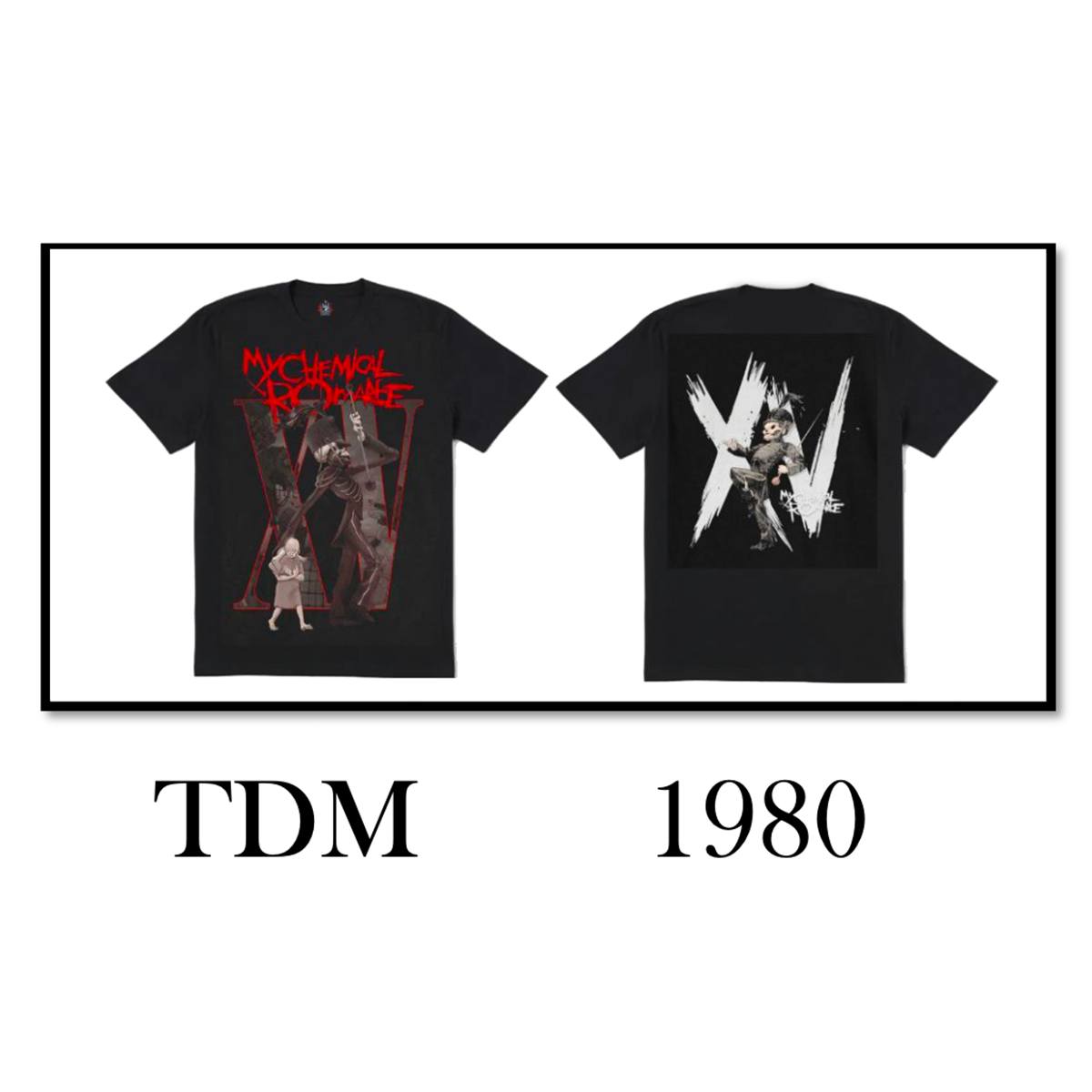 Áo Rock: áo phông My Chemical Romance TDM 1980