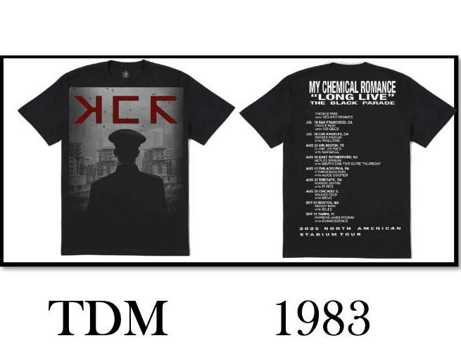 Áo Rock: áo phông My Chemical Romance TDM 1983