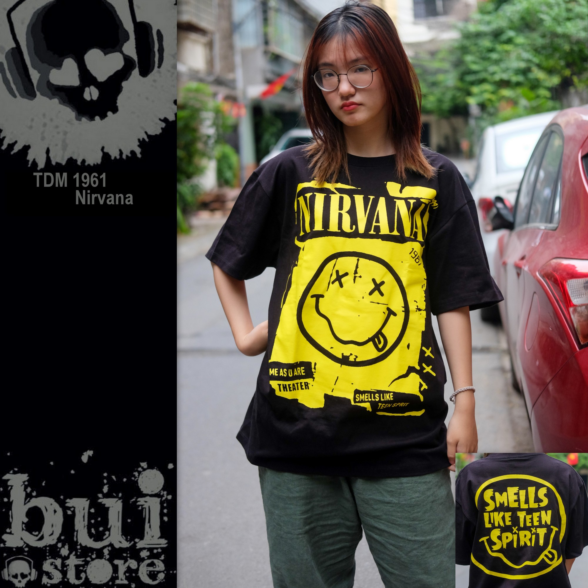 Áo Rock: áo phông Nirvana TDM 1961