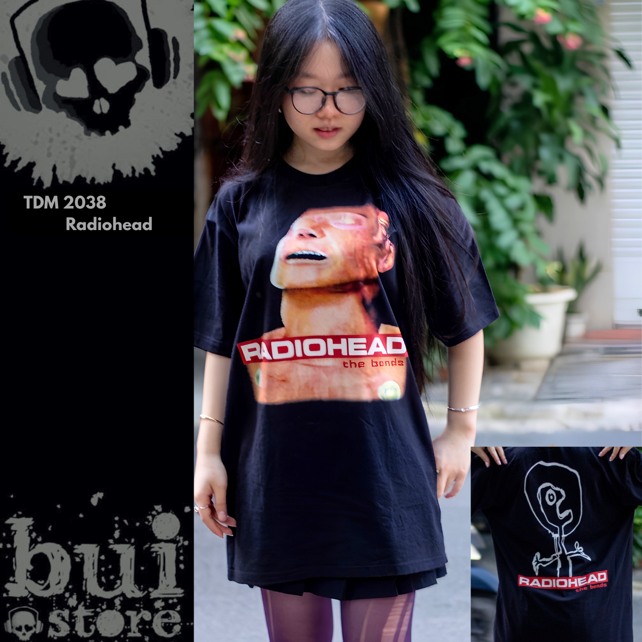 Áo Rock: áo phông Radiohead TDM 2038