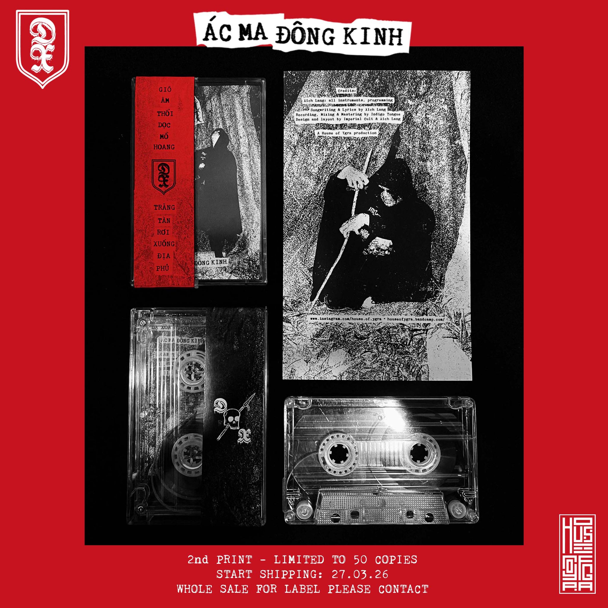 Cassette Ác Ma Đông Kinh - Dạ Xoa – YGRA 021