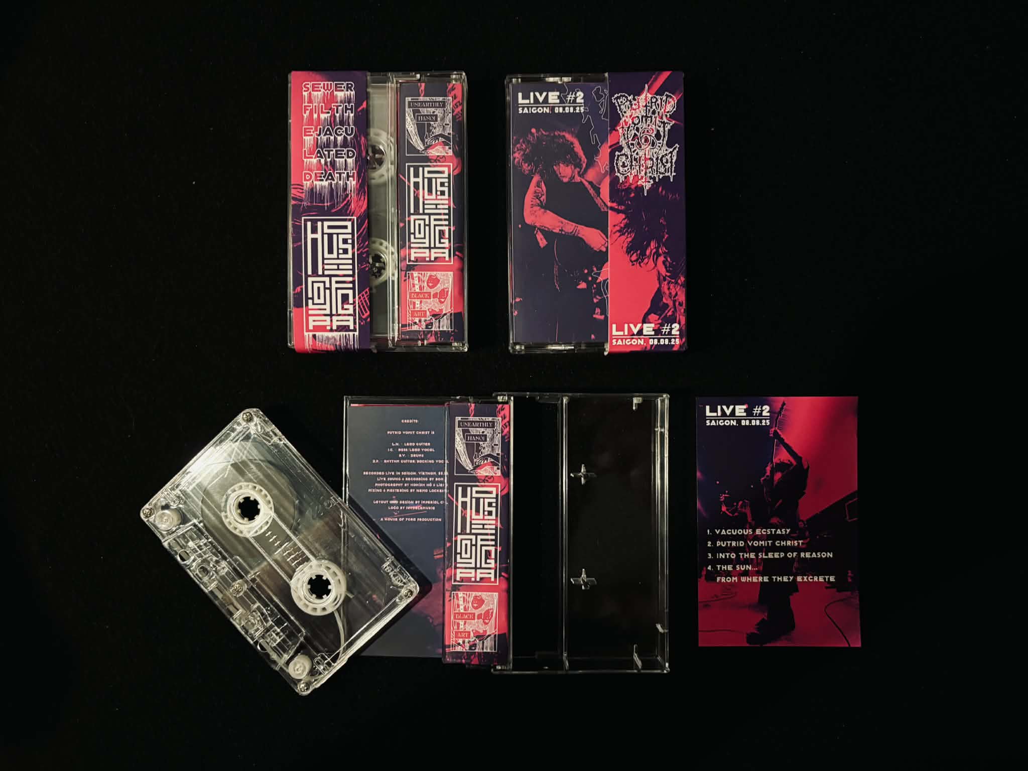 Cassette LIVE #2 - Putrid Vomit Christ - YGRA022