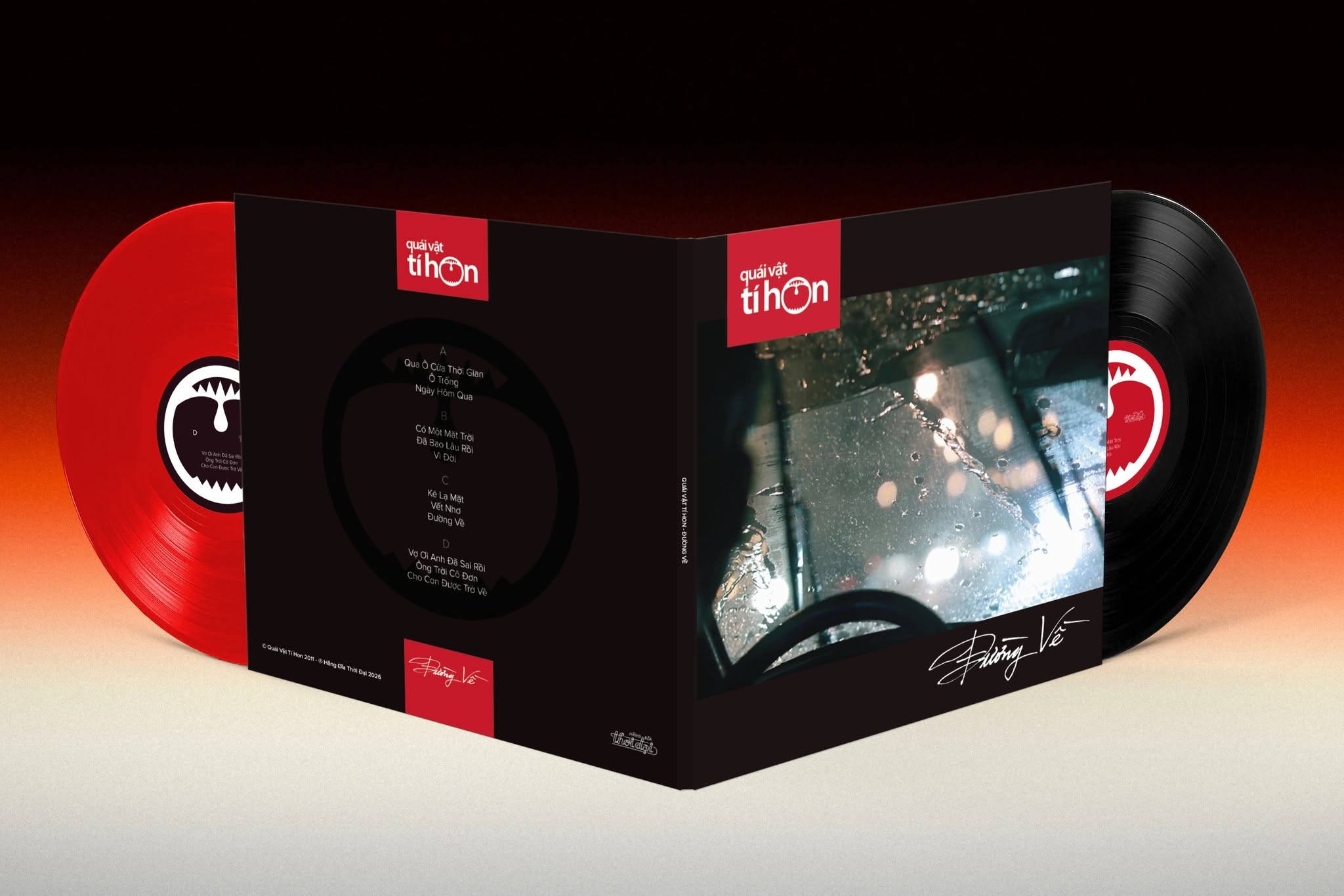 Đĩa than Đường Về - Quái Vật Tí Hon (Black/Apple Red Vinyl 2LP) (Đặt trước)