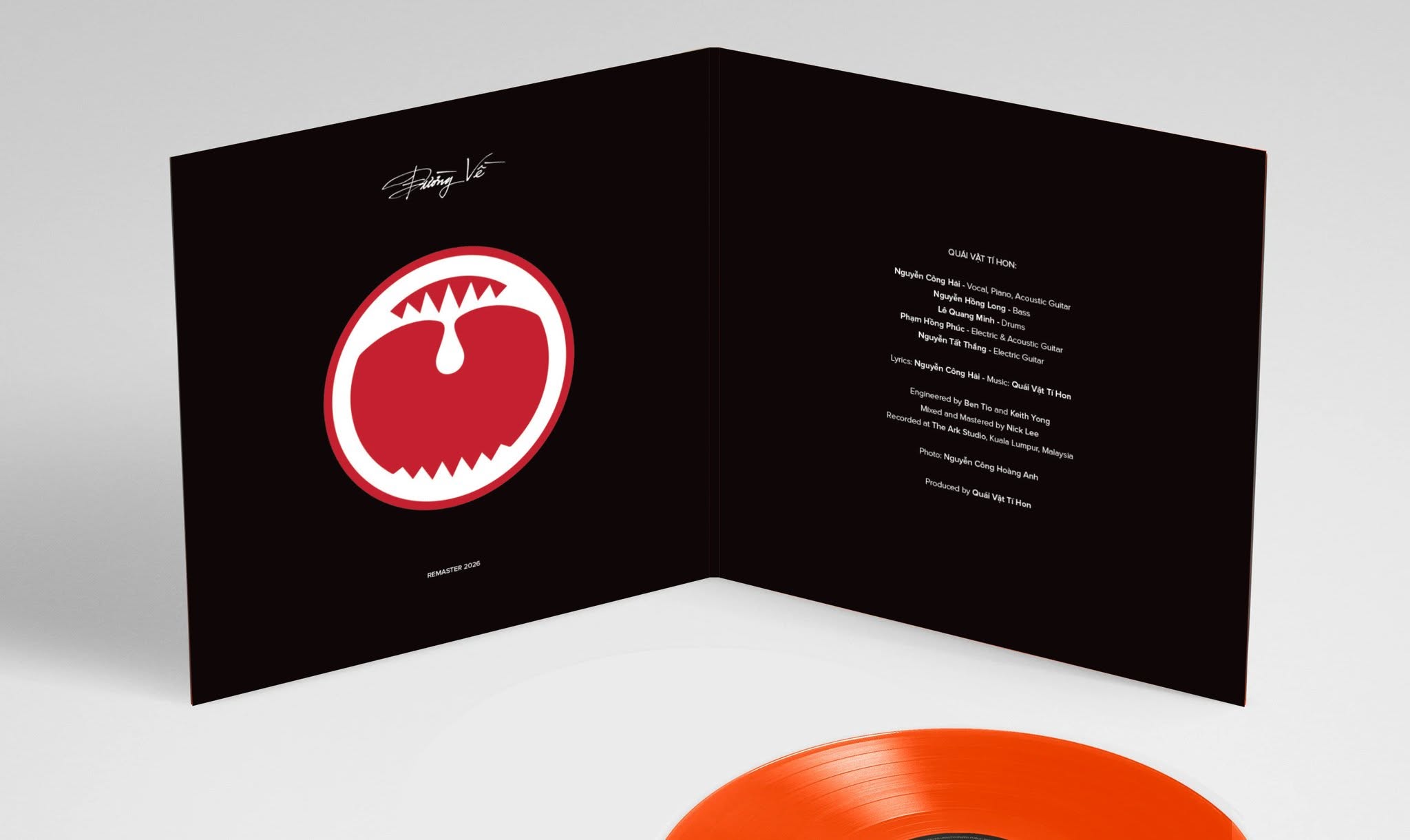 Đĩa than Đường Về - Quái Vật Tí Hon (Black/Apple Red Vinyl 2LP) (Đặt trước)