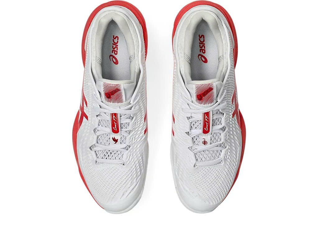 Giày Asics Court FF 3 Novak AC White/Electric Red