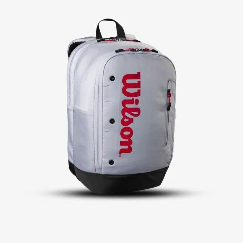 Balo Wilson Pickleball Gray/Red Backpack 2025