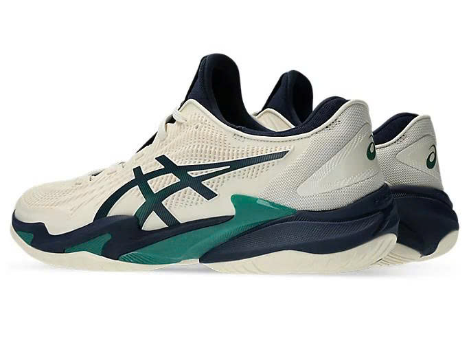 Giày Asics Court FF 3 Cream/Jasper Green