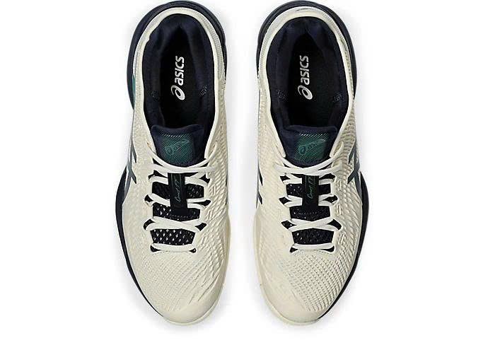 Giày Asics Court FF 3 Cream/Jasper Green